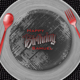 ボーイ10代の誕生日 ペーパープレート