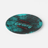 ボーイ10代の誕生日 ペーパープレート (アングル)