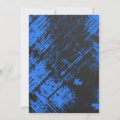 ボーイ10代の誕生日 招待状 (裏面)