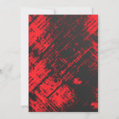 ボーイ10代の誕生日 招待状 (裏面)