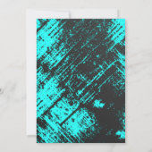 ボーイ10代の誕生日 招待状 (裏面)