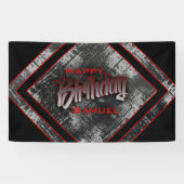 ボーイ10代の誕生日 横断幕 (横)