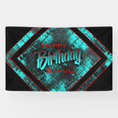 ボーイ10代の誕生日 横断幕 (横)