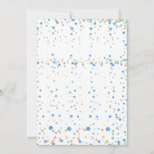 ボーイ2ndバースデーモンスターズパーティーセカンド誕生日 招待状 (裏面)