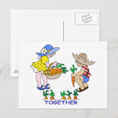 ボーイ&ガールガーデナー ポストカード (正面/裏面)