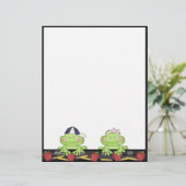 ボーイ&ガールフロッグスクール先生おもしろいレターヘッド (スタンド正面)