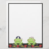 ボーイ&ガールフロッグスクール先生おもしろいレターヘッド (正面/裏面)