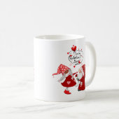 ボーイ&ガールヴァレンティネス格言ハッピーヴァレンティネス文字 コーヒーマグカップ (正面右)