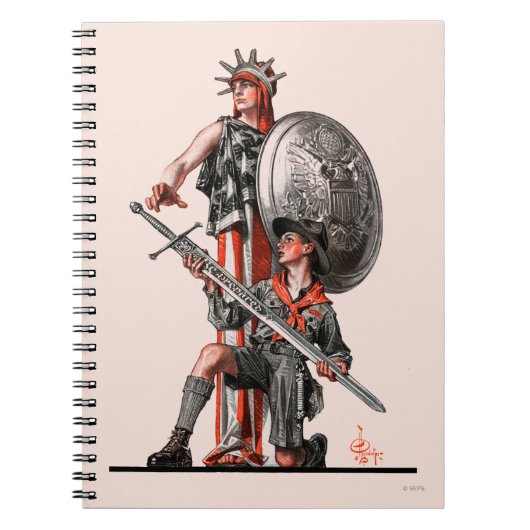 ボーイ・スカウトおよび自由 ノートブック (正面)