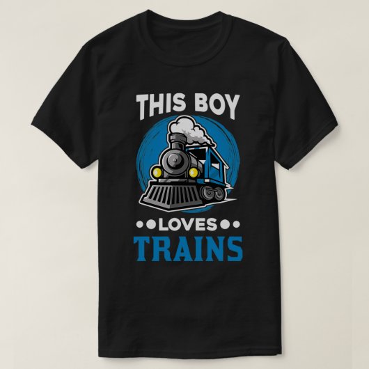 ボーイ・トレイン機関車 Tシャツ (デザイン正面)