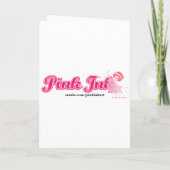 ボーイ・バニー・アンブレラ・ツインズ 招待状 (裏面)