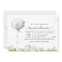 『ボーイ·バルーン』|ベビーシャワー招待状