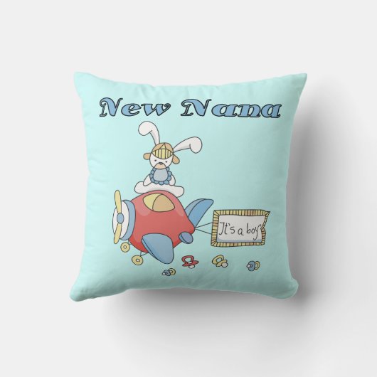 ボーイ・フライトの新しい贈り物 クッション (裏面)