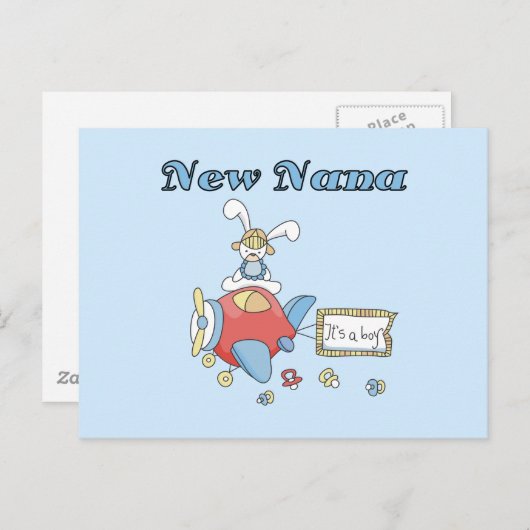 ボーイ・フライトTシャツとギフトの新ナナ ポストカード (正面/裏面)