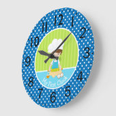 ボーイ・ベイカー・マイ・ファースト ラージ壁時計 (傾斜)