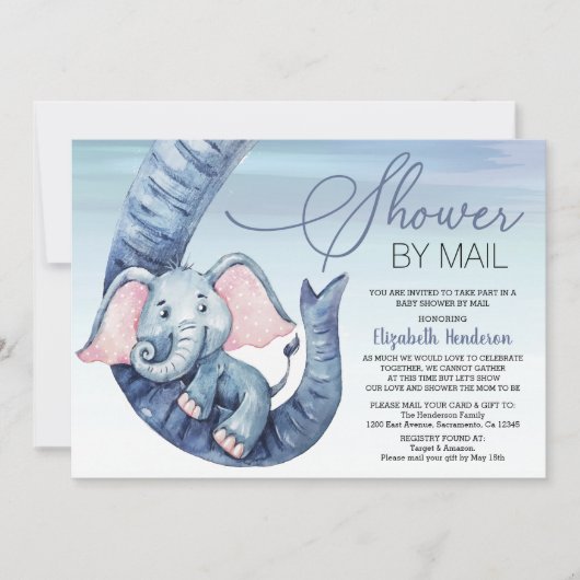 『ボーイ·ベイビー·シャワー』 招待状 (正面)