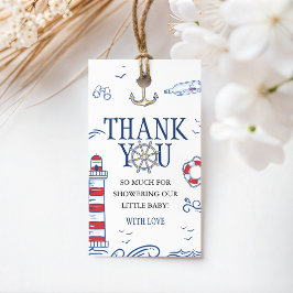 ボーイ ベビーシャワー 海のテーマ ギフトタグ