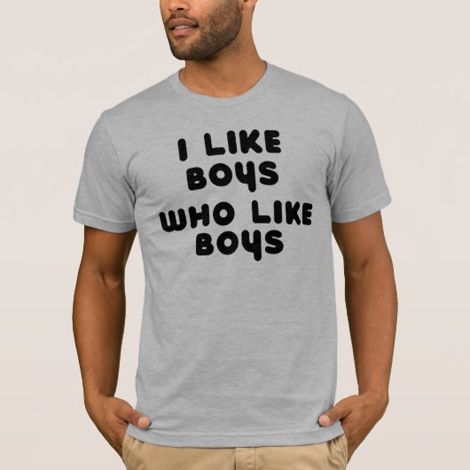 ボーイ・ラブ派な男子が好き Tシャツ (正面)