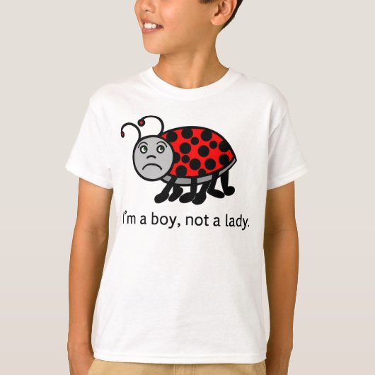 ボーイ・レディ・バグ Tシャツ (正面)