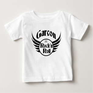 ボーイ ロックンロール ベビーTシャツ