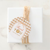 ボーウィル小さなかわいこちゃんパイありがとうギンガム秋 フェイバータグ (インサイチュ)