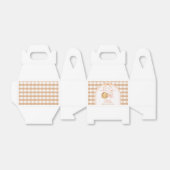 ボーウィル小さなかわいこちゃんパイ秋ジンガム1st誕生日 フェイバーボックス (折り畳みなし)