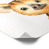 ボーウッドランド子供部屋アートプリント ポスター (角)