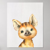 ボーウッドランド子供部屋アートプリント ポスター (正面)