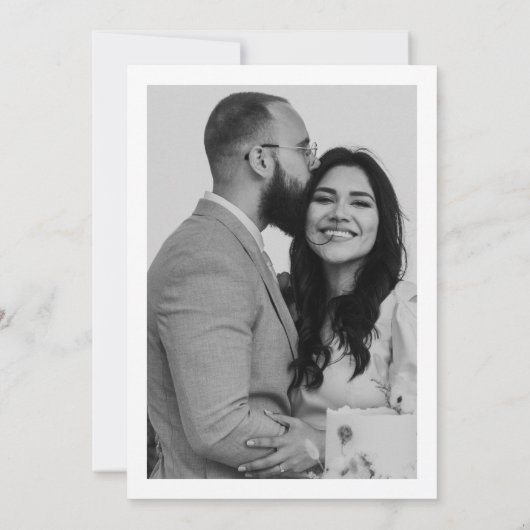 ボーエレガントウェディングシャワー招待状 招待状 (裏面)