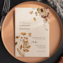 ボーエレガントウッドランド秋フローラリハーサルディナー