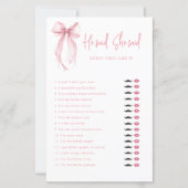 ボーエレガントウ彼は彼女はブライダルシャワーゲームを言った (正面)