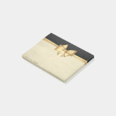 ボーエレガントクスタイリッシュ・ブラック・ダマスク ポストイット (アングル)