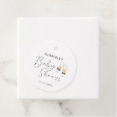 ボーエレガントシャンパンシップ&ベビーシャワーを見る フェイバータグ (インサイチュ)