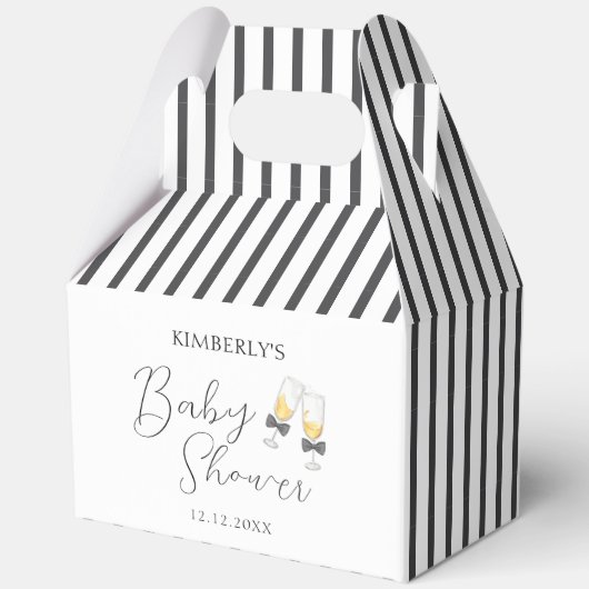 ボーエレガントシャンパンシップ&ベビーシャワーを見る フェイバーボックス (裏面)