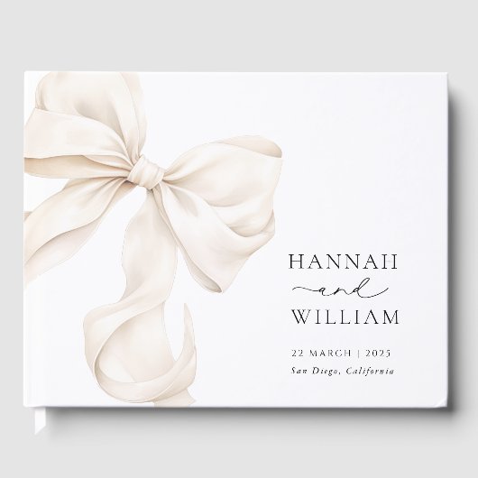 ボーエレガントス結婚ゲストブック ゲストブック (正面)