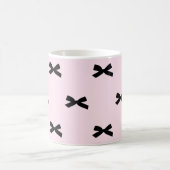 ボーエレガントセラパターン（の模様が）あるミックマググ コーヒーマグカップ (中央)