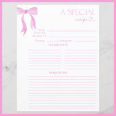 ボーエレガントピンクウォーター色ブライダルシャワーレシピ