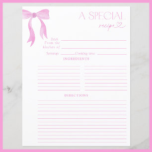 ボーエレガントピンクウォーター色ブライダルシャワーレシピ