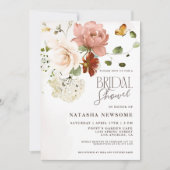 ボーエレガントフラワーガーデンブライダルシャワー 招待状 (正面)