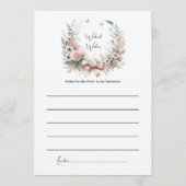 ボーエレガントフローラベイビーシャワーママto-Be アドバイスカード (正面)