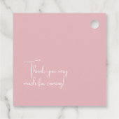 ボーエレガントフローラベビーシャワーモノグラム フェイバータグ (裏面)