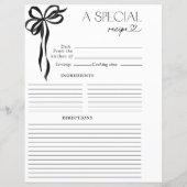 ボーエレガントブラックウォーター色ブライダルシャワーレシピ (裏面)