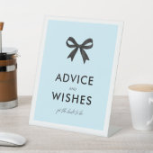 ボーエレガントブルーアドバイスとウィッシュ 台座サイン (インサイチュ)