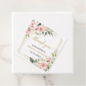 ボーエレガントホ赤面金ゴールド緑化ブライダルシャワー フェイバータグ (インサイチュ)