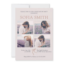 ボーエレガントボウ卒業パーティー招待状