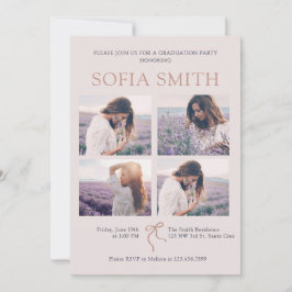 ボーエレガントボウ卒業パーティー招待状 招待状