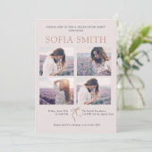 ボーエレガントボウ卒業パーティー招待状 招待状 (スタンド正面)