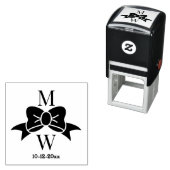 ボーエレガントリ#3Vの対結婚イニシャルDt セルフインキングスタンプ (インサイチュ)