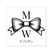 ボーエレガントリ#6Vの対結婚イニシャルDt セルフインキングスタンプ (デザイン)