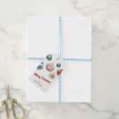 ボーエレガントルフェスティバルクリスマス ギフトタグ (より糸付き)